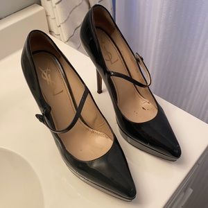 YSL Patent Pumps